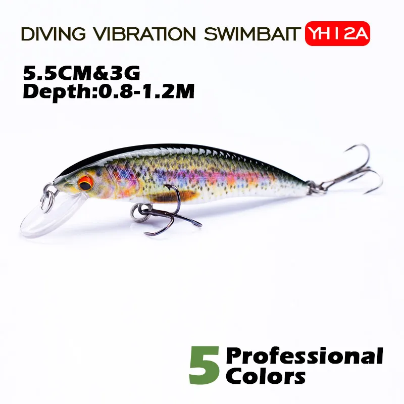 Agoie 78mm/7g Minnow Fishing Lure Sztuczny wobler Bionic Hard Crank Bait Swimbait Fish Crankbait Tackle Lures Floating — zdjęcie 6