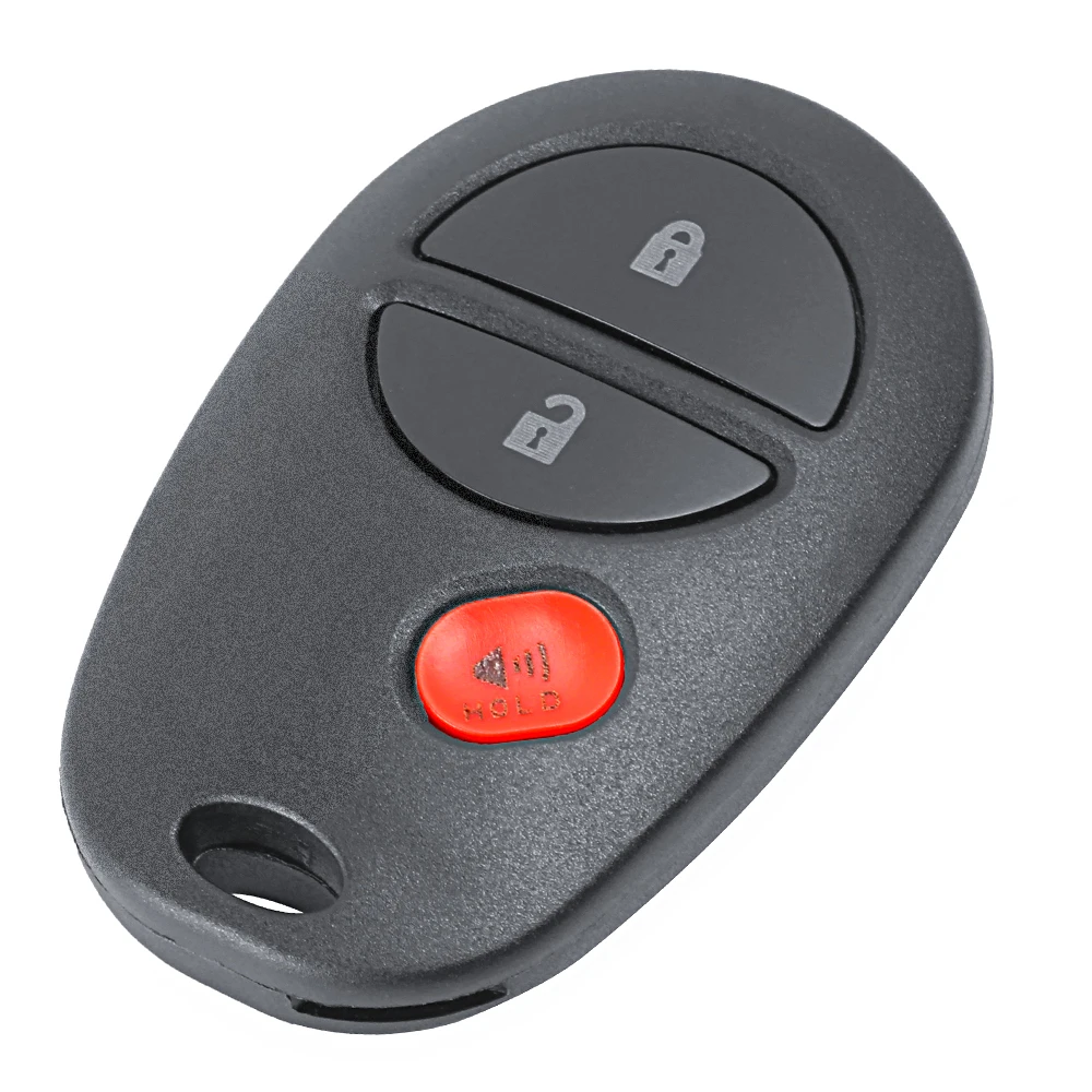 DIYKEY Keyless Entry Remote Car Key With 3 Button FOB for Toyota Tundra 2007 2008 2009 2010 2011 2012 FCC: GQ43VT20T