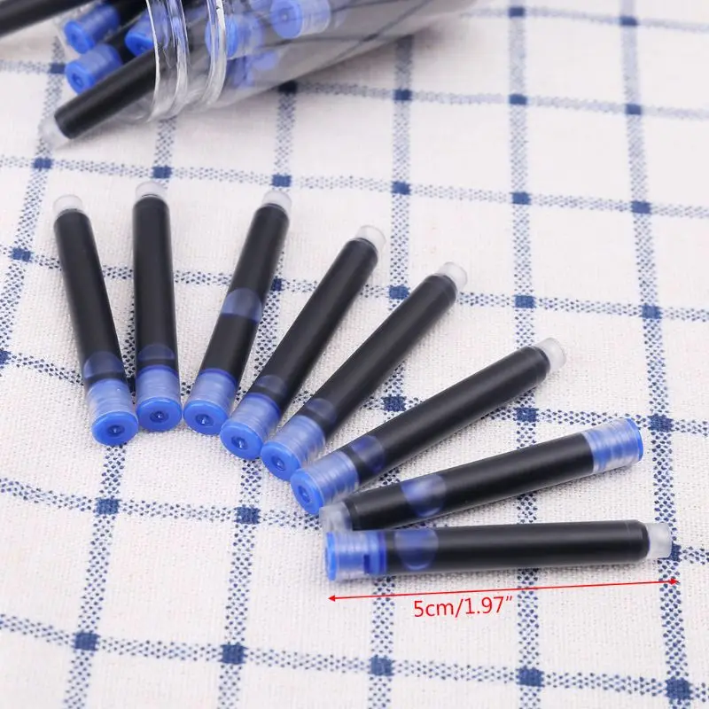 30 stücke Jinhao Universal Schwarz Blau Brunnen Stift Tinte Sac Patronen 2,6mm Minen Schule Büro Schreibwaren