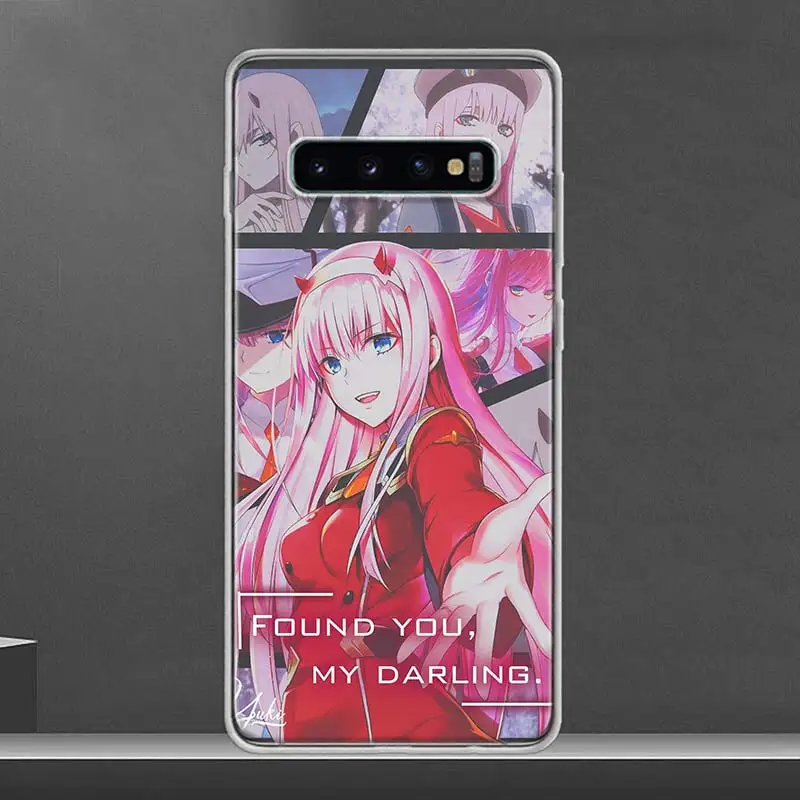 Zero Two Darling in the FranXX Phone Case For Samsung Galaxy S23 S24 Ultra S20 FE S21 S22 Plus S10 S10E S9 S8 + Soft Cover Funda