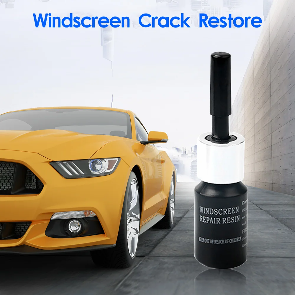 Cracked Glass Repair Kit Car Glass Scratch Crack Repair Fluid Windshield Repair Kit Tools Windscreen Scratch Crack Restore