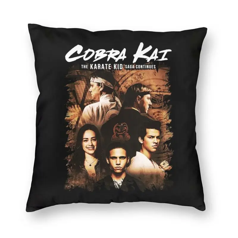 Cobra Kai Pillow Cover Home Decor The Karate Kid Cushions Throw Pillow for Sofa Double-sided Printing