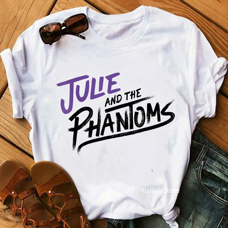 

2024 Hot Sale Julie And The Phantoms Graphic Tshirts Women Funny Music Notes T Shirt Femme Harajuku Kawaii Clothes T-Shirt