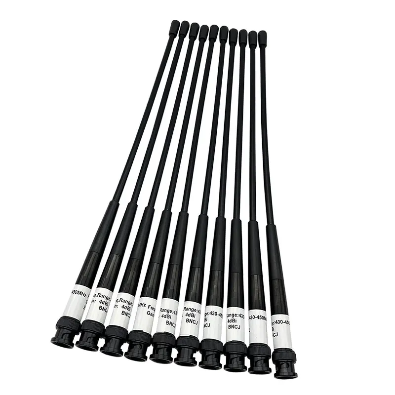 10pcs Whip Cable 430-450MHZ BNC Port 4dbi For Sokk-ia For Top-con For South Trimble All Brands Surveying GPS RTK Total Station