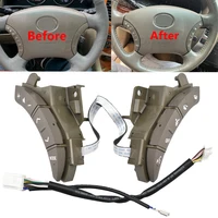 Dos colores para Toyota LAND CRUISER PRADO 2004 2005 2006-2009 Botones de estilo de coche 75B037 Botones de control del volante