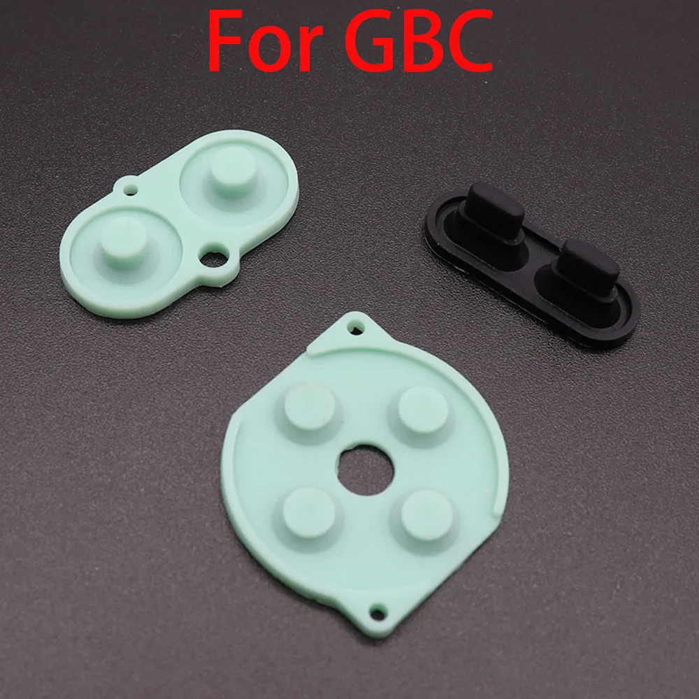 Für Nintendo Game Boy Farbe/Farbe Taste Silikon Gummi Pad Leitfähigen EINE B Wählen Sie Start Gummi Taste Für GBC