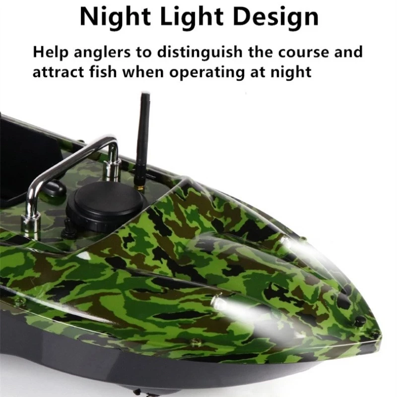Update GPS Auto Return Angeln Köder Boot Intelligente GPS Köder Boot 500M Entfernung 1,5 KG Laden High Speed Dual lichter Nesting Zu