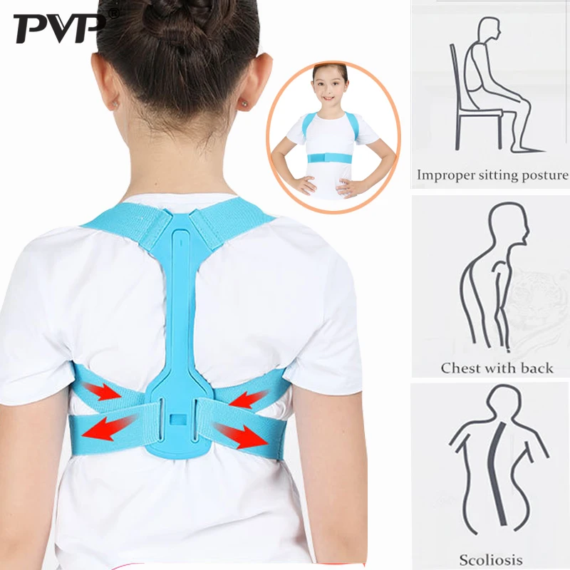 Adjustable Children Posture Corrector Back Support Clavicle Spine Belt Correction Orthosis Shoulder Back Belt forTeenage Student