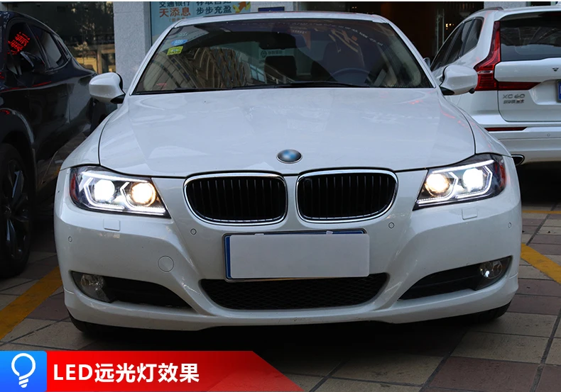 Car Bumper headlamp B-M-W E90 Headlight 320i 318i 323i 325i 2004~2010 car accessories HID xenon LED daytime light E90 head light