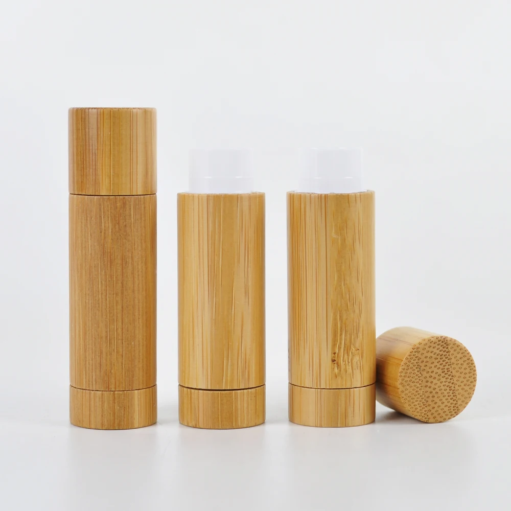 

ECO-friendly lipstick tube bulk wholesale 3ml 5ml bamboo lipstick tube container empty lipstick tubes bulk