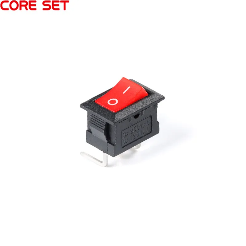 5 قطعة KCD11 الروك التبديل 10*15 مللي متر مفتاح بـزر دفع صغير ON-OFF/ON-OFF-ON 2 دبابيس/3 دبابيس 3A 250VAC/6A 125VAC 10x15 مللي متر #5