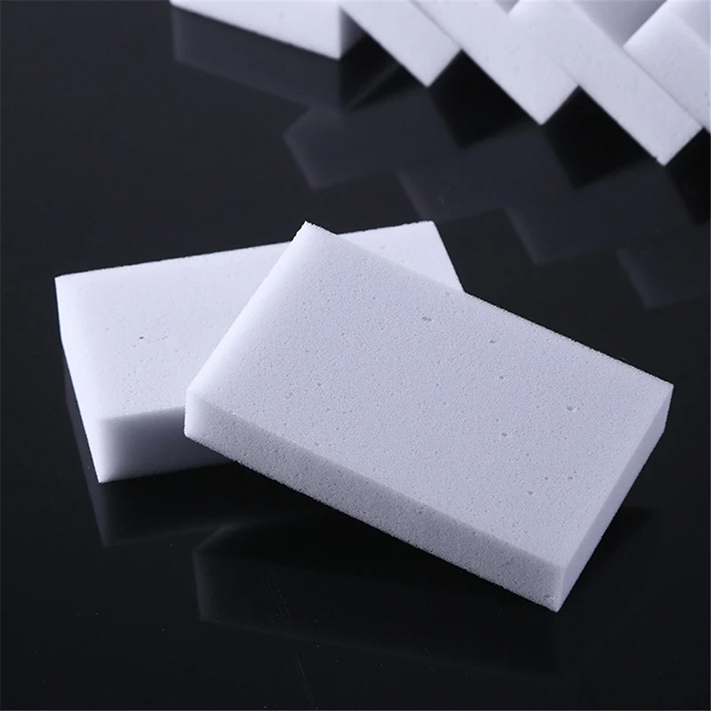 10Pcs 10*6*2cm White Cleaning Magic Sponge Eraser Melamine Cleaner Multi-Functional Kitchen Bathroom Cleaning Tools 