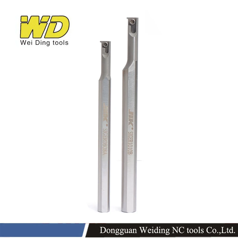 

1pcs SIGER Grooving cutter bar JIK small bore slotting tool shank small hole grooving HSS SIGER0808A SIGER1010B SIGER1210B