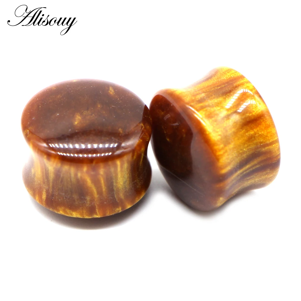 Unique Resin Ear Plugs Flesh Tunnels