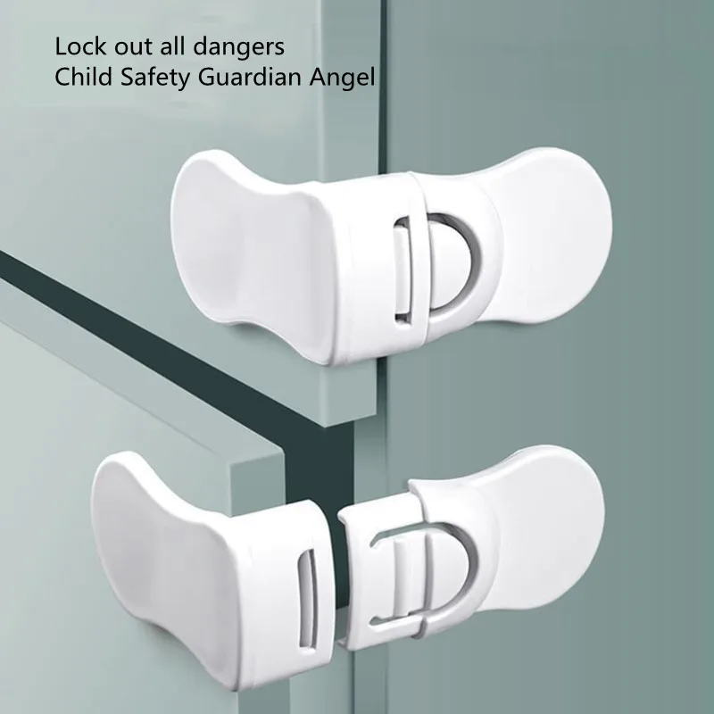 Baby Safety Drawer Lock Baby Hand Clip Resistant Cabinet Lock Child Protection Lock (For All Right Angle Drawer Locks)