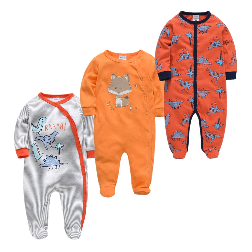 

Baby Boys Pyjamas Rompers Cartoon Roupas Bebe De Infant Baby Clothes Long Sleeve pajamas Toddler Jumpsuits Baby Boy overalls