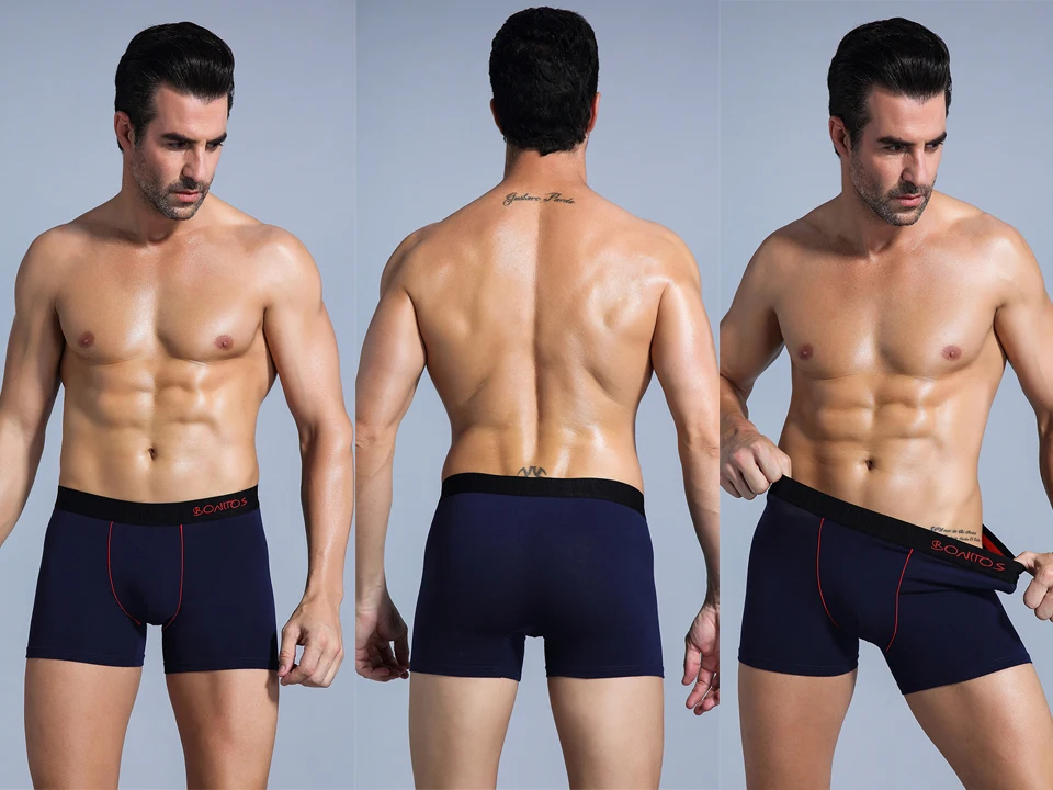 Mann Unterwäsche Sexy Boxer Baumwolle Für männer Höschen Mode Boxershorts Männliche Unterhose Herren Unterwäsche Boxer Shorts Großhandel – Detail 9