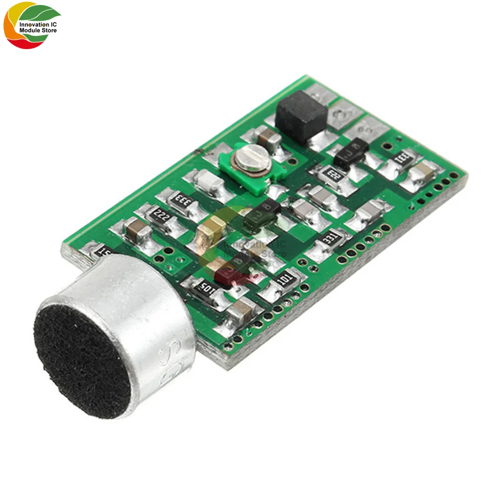 FM Transmitter Module Microphone Wireless Audio Transmitter FM Module Wireless FM Audio Transmitter Module MIC Core Board V4.0