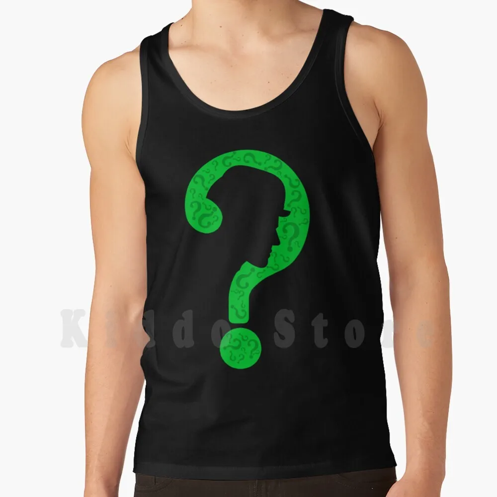 The Riddler ? Tank Tops Vest Sleeveless The Riddler Edward Nygma Bruce Wayne Oswald Cobblepot The Penguin Nygmobblepot