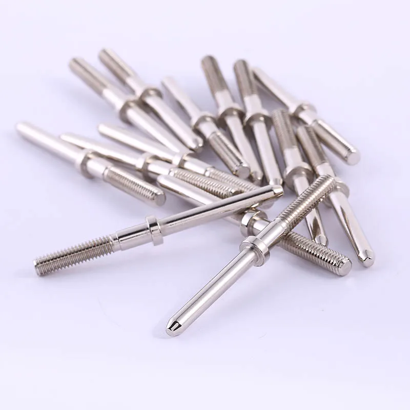 10PCS Guide Column Length 50mm Electronic Detection Positioning Column Metal Spring Test Positioning Pin Multi-Header