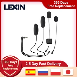 Lexin-intercomunicador Bluetooth para casco de LX-B4FM y B4FM-X, accesorios para auriculares, enchufe Jack