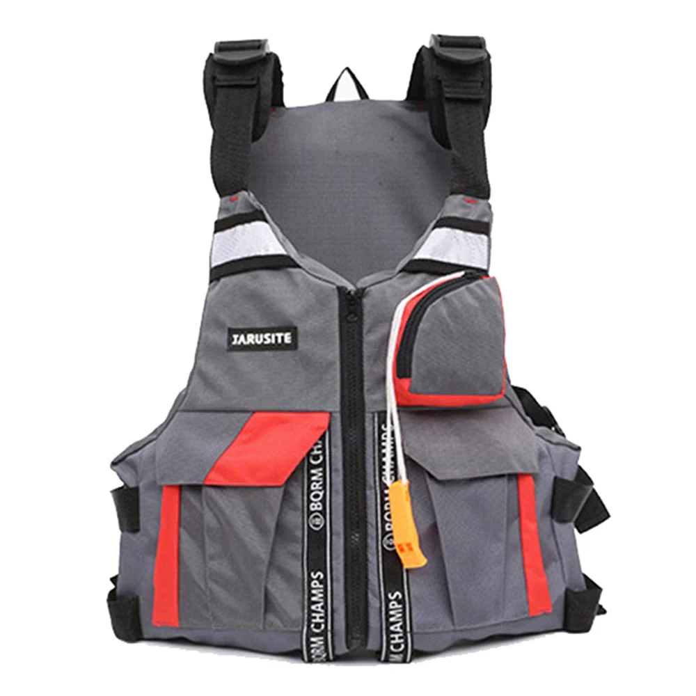 

Fly Fishing Vest Multi Function Mesh Safety Life Jacket Waistcoat Survival Utility Vest Reflective Adjustable Colete Salva-Vidas