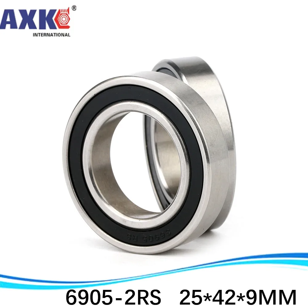 High quality deep groove ball bearing 6905 2RS 6905-2RS 61905-2RS 6905RS 6905RZ 25*42*9 mm 10pcs/lot