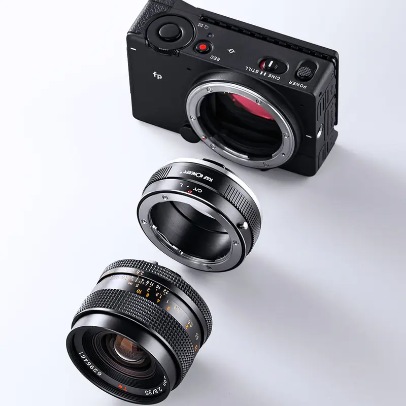 K&F CONCEPT C/Y-L C/Y CY Lens to L Mount Adapter Ring for Contax Yasika C/Y CY lens to Sigma Leica Panasonic L mount Camera - Image 2