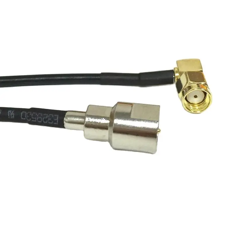 Nieuwe Modem Coaxkabel RP-SMA Mannelijke Plug Haakse Schakelaar Fme Stekker Connector RG174 Kabel 20 CM 8 "Adapter RF Jumper