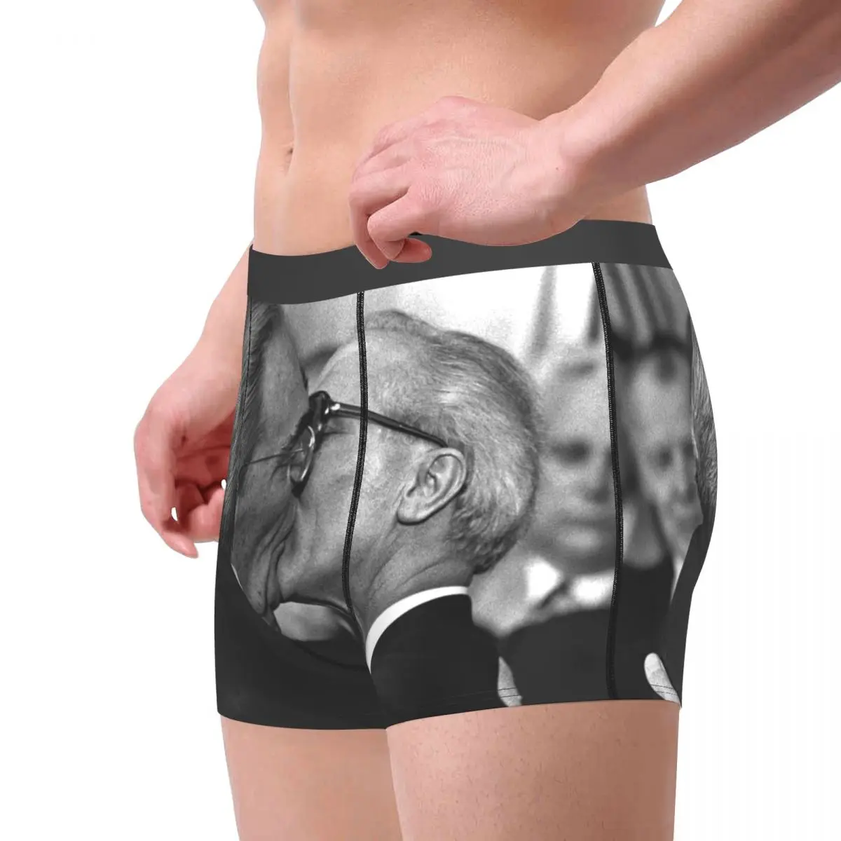 Fraternal Kiss,6 Of History's Most Memorable Kisses Funny Underpants Breathbale Panties Male Underwear Print Shorts Boxer Briefs