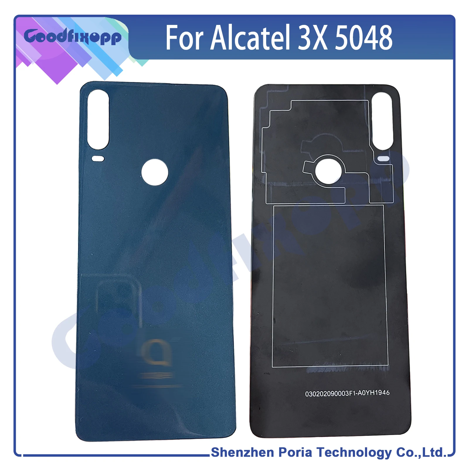 For Alcatel 3X 2019 5048 5048u 5048y Phone Battery Back Cover Rear Case Cover For Alcatel 3X (2019) Rear Lid Parts Replacement