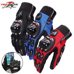 Luvas Full Finger PRO Biker para homens e mulheres, impermeáveis, motocicleta, moto, motorcross, bicicleta, ciclismo, luva