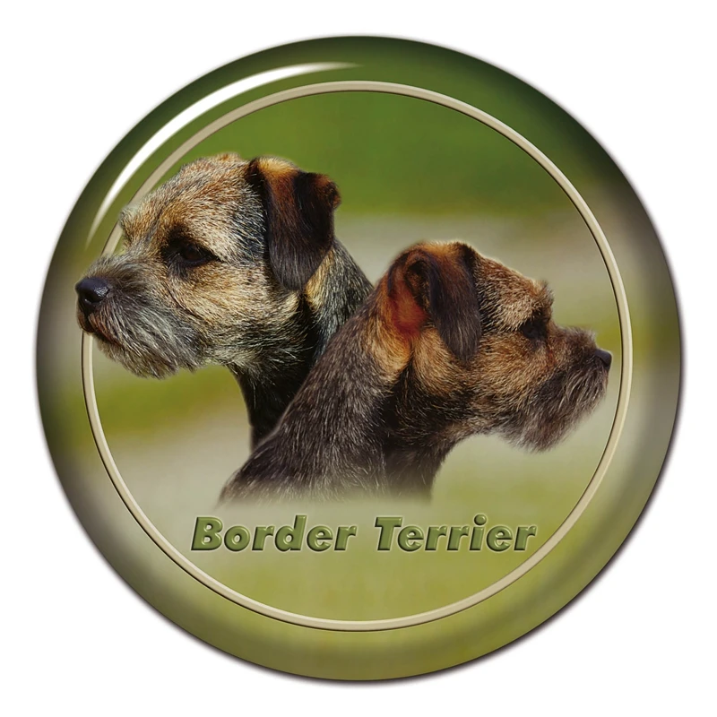 

S30457# 13CM/15CM/17CM PVC Decal Border Terrier Dog V1 Car Sticker Waterproof for Bumper Rear Window Laptop Toilet