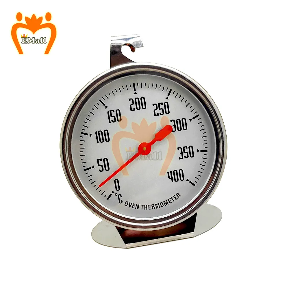 0-400 Celsius Stainless Steel Oven Thermometer Mini Dial Stand Up Temperature Gauge Gage Kitchen Oven Cook Food Meat Thermograp