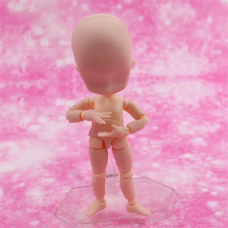 He She BODY KUN / BODY CHAN Kid Ver. Q Ferrite Figma Anime Archetype Movable Body Feminino PVC Figure Model 14cm