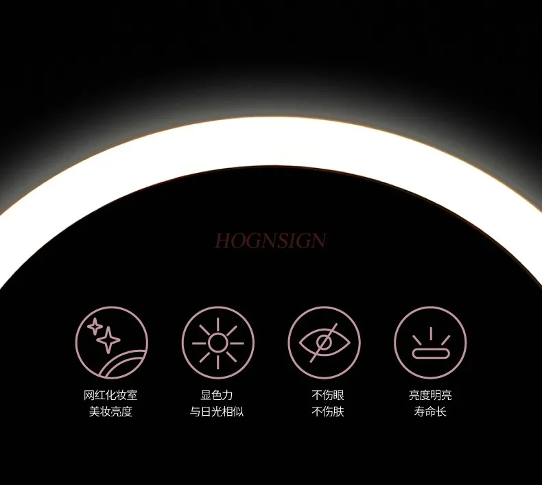 Make-upspiegel Desktop Prinses Desktop Dressing Spiegel met led-verlichting Slaapzaal Studenten Sale