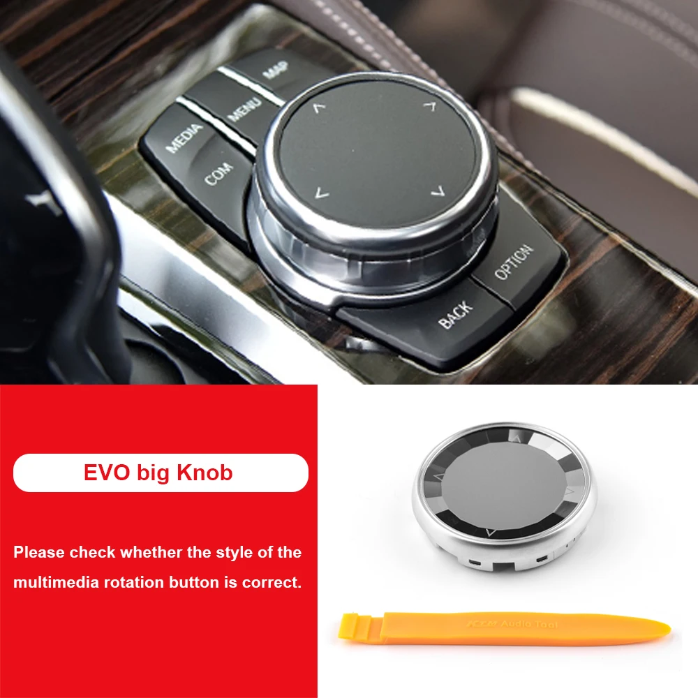 iDrive Car Multimedia Button Cover Trim Knob for BMW F40 G20 G01 G02 G05 G06 4 8 Series G14 G15 G22 G23 X3 X4 X5 X6 2019 2021 M