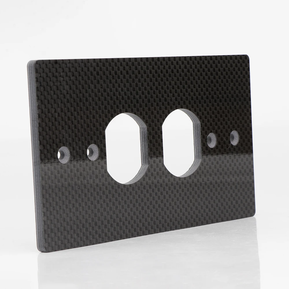 1 قطعة الولايات المتحدة مزدوجة التيار المتناوب وعاء الطاقة 4k ألياف الكربون Schuko لوحة الطاقة المقبس 16A الولايات المتحدة القياسية الجدار المخرج