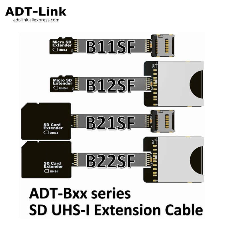 MicroSD TF Extension cable Micro SD Extender Supports SDHC SDXC UHS-I Full-speed Stable No FPC Card Reading Test Line