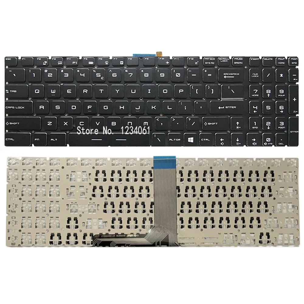 Original For MSI Steelseries GT72 2QE GT72 6QD MS-1781 MS-16J1 MS-16J2 US Laptop Replacement Keyboard with Backlit