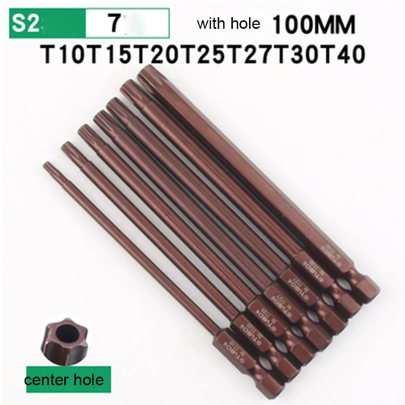 100mm Screwdriver Bit S2 Steel 1/4\