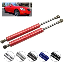 For 2000-2010 Lexus SC430 With Spoiler Convertible Trunk Boot Lift Supports Carbon Fiber Gas Shocks Struts 14.61 inches