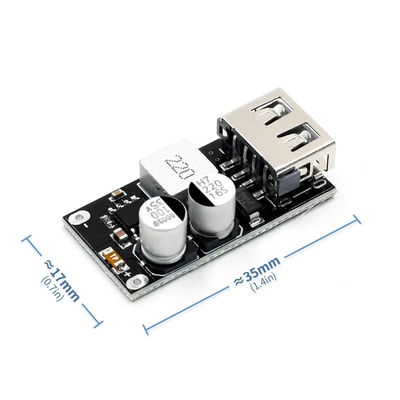 USB QC3.0 QC2.0 DC-DC Buck Converter Charging Step Down Module 6-32V 9V 12V 24V to Fast Quick Charger Circuit Board 3V 5V 12V