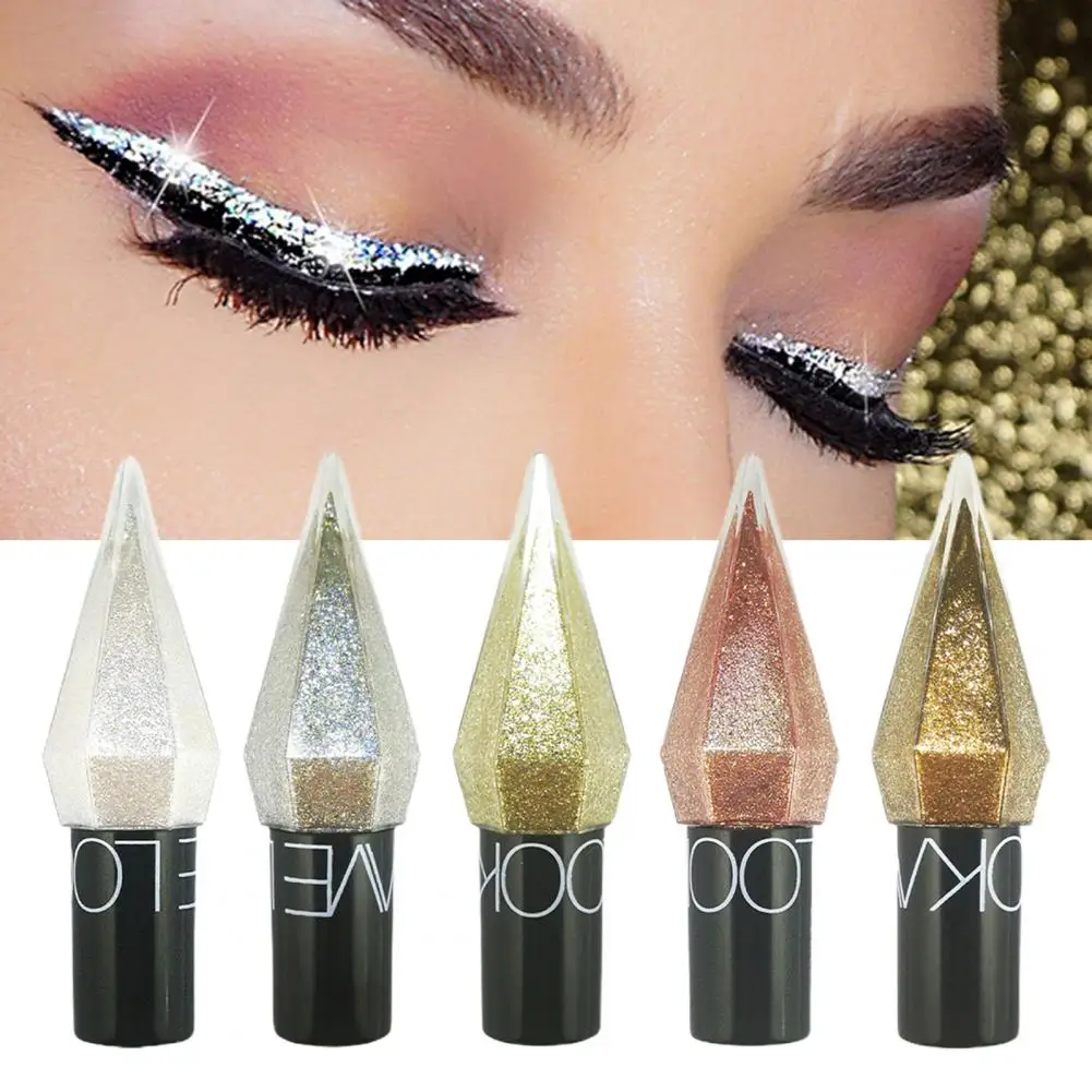 2.5g Glitter Eyeliner Shining 5 Colors Anti-Sweat Shining Monochrome Sexy Beauty Makeup Tools   Eyeliner  for Girl