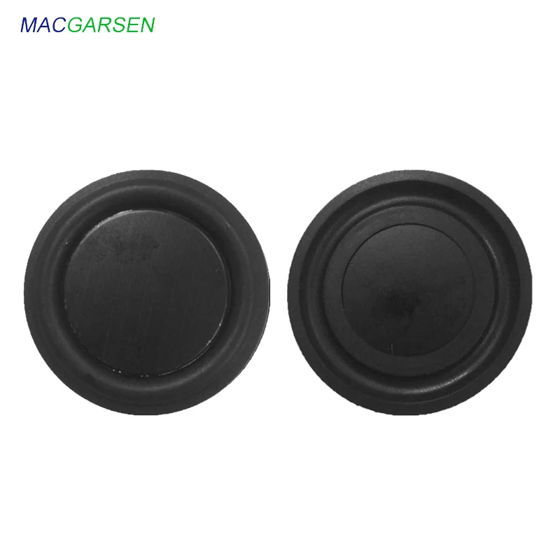 2PCS 1 Pair 2inch Woofer Speaker Vibration Plate 2pcs 52mm Bass Diaphragm DIY Repair Subwoofer Passive Radiator Rubber