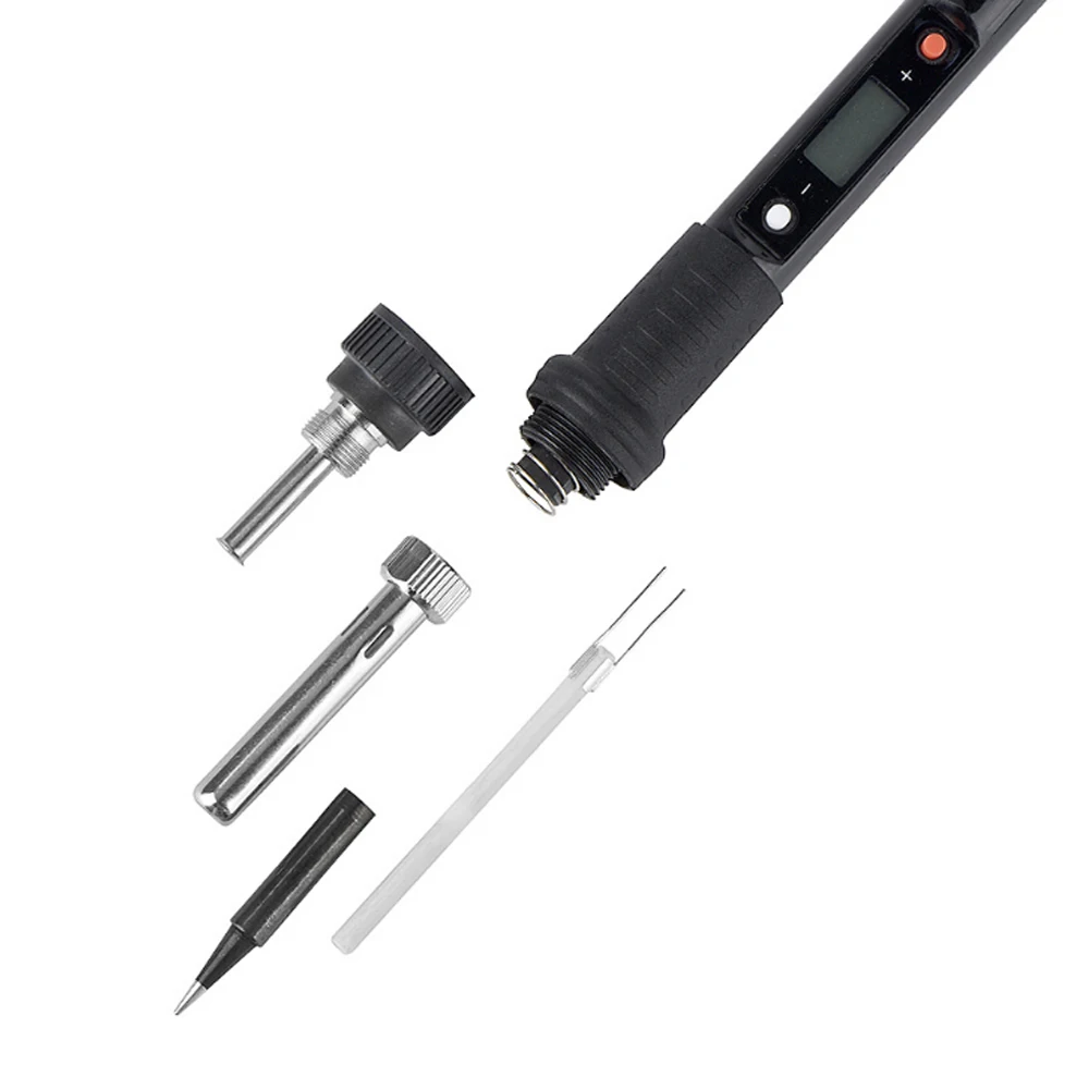 80W 110V/220V จอแสดงผล LCD อุณหภูมิปรับ Soldering Iron เคล็ดลับซ่อมบ้านเครื่องมือเชื่อม