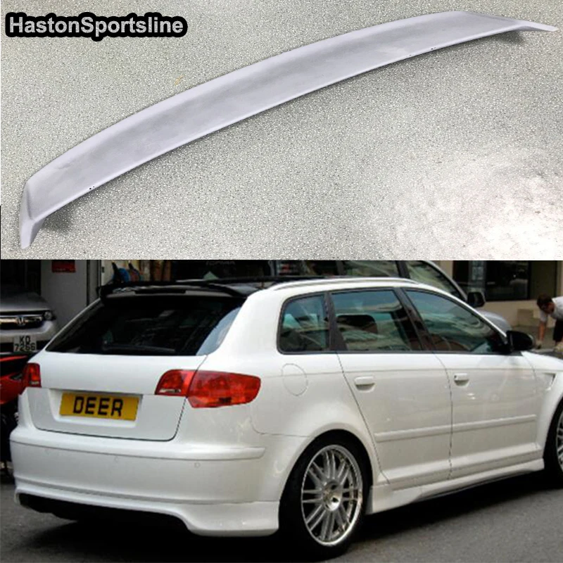 A3 8P Sportback Unpainted Primer Roof lip Spoiler Wing For Audi A3 Hatchback 2009~2012