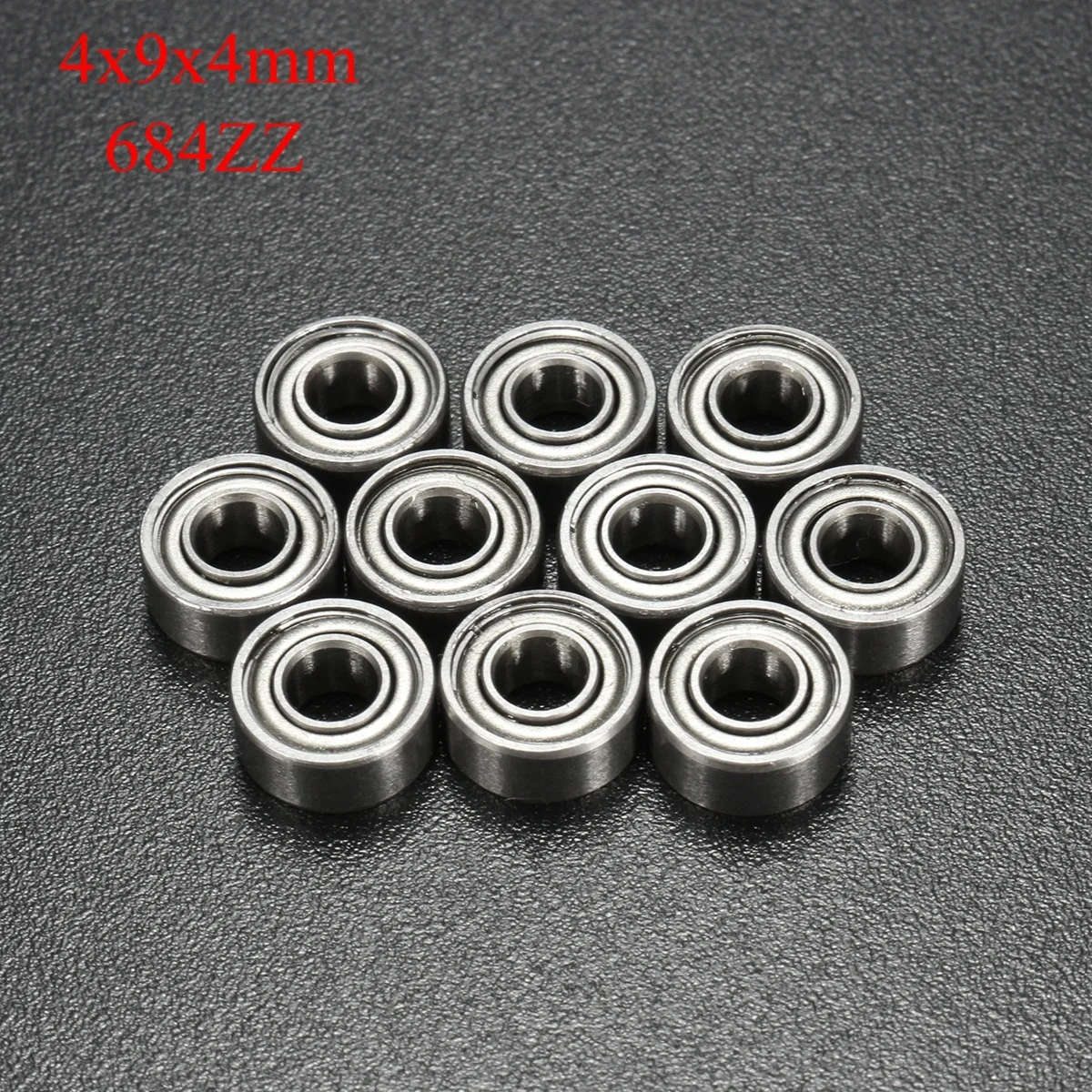 10 stücke 684ZZ Lager 4*9*4mm Miniatur Kugellager 684 ZZ 618/4ZZ Hobby Emax motor Quadcopter L-940ZZ Lager