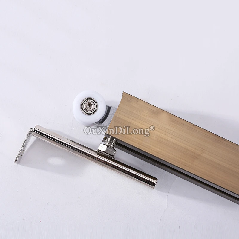 Hohe Qualität 4PCS Heavy Duty Schiebetür Rollen 4 Räder Hängen Riemenscheiben Schrank Kleiderbügel Räder Möbel Hardware