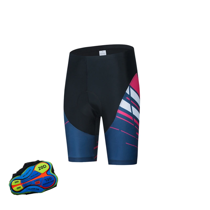 Quick Drying Breathable Anti UV Bicycle Pants The New Fashion Men\'s Cycling Shorts With Gel 20D Padded  Mountain Bike Clothing